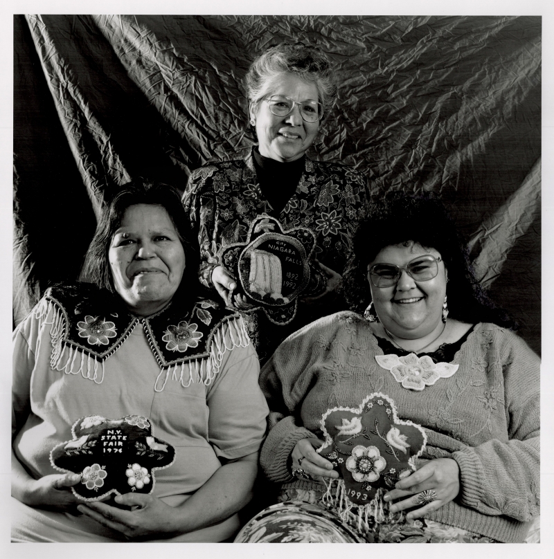 Portrait of Penny Hudson, Marylou and Marlene Printup