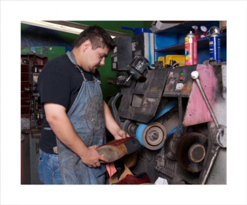 Portrait of James R. Pula, Cobbler - Achilles Heels Shoe Repair, Buffalo, NY