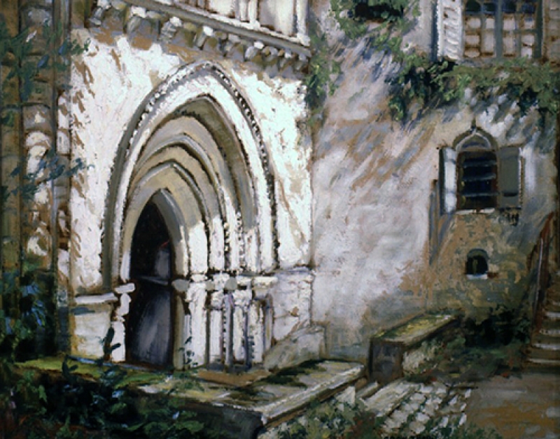 Vieux Portail de L'eglise Monacale