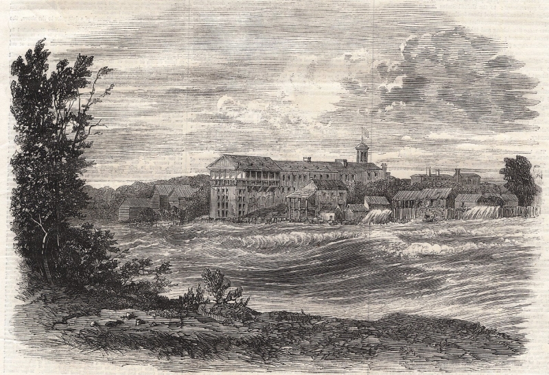 The Niagara above the Falls