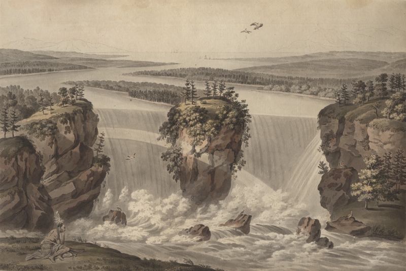 Untitled (Vue du Cataracte de Niagara, au Pais des Iroquois.)