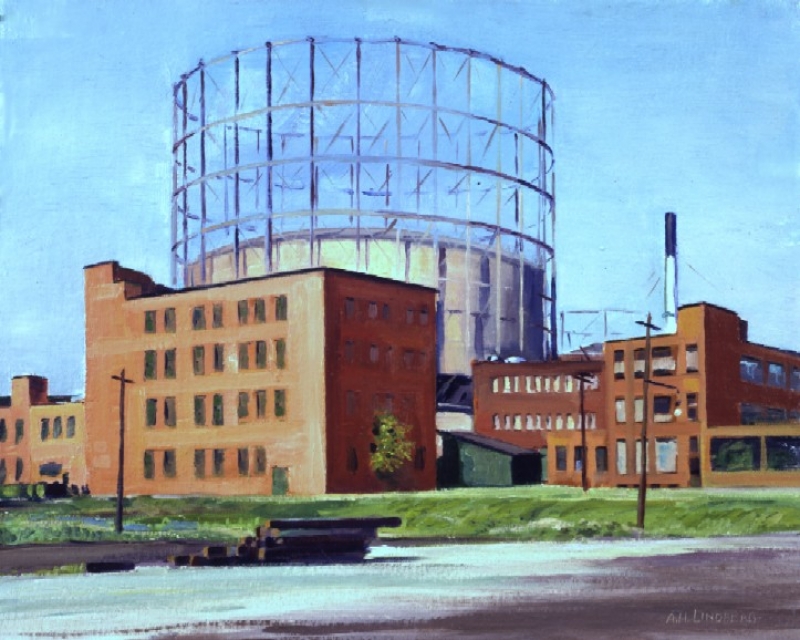 The Gas Works off Niagara Street, Buffalo