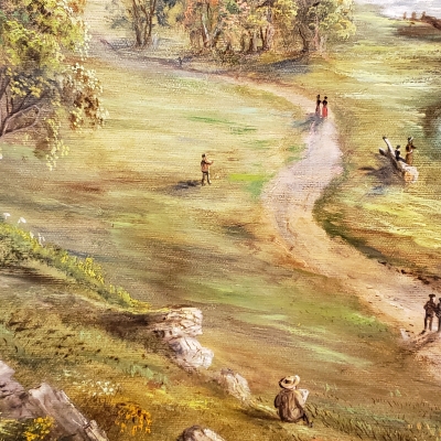 The "Rainbow Ramble" (noted on map of Queen Victoria Niagara Falls Park 1888)