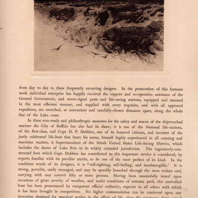 Life-boat Coming in from Wreck—Lake Erie, 1886