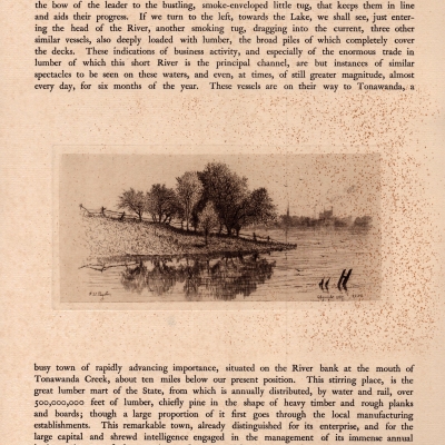 Mouth Chippewa Creek, Opposite LaSalle, Canada Side, 1887