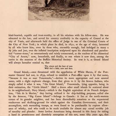 A Glimpse of the Horsehoe Falls from Sister Island, 1887