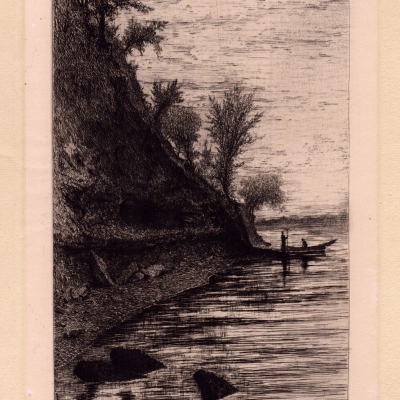 Under the bank near Paradise Grove, 1888