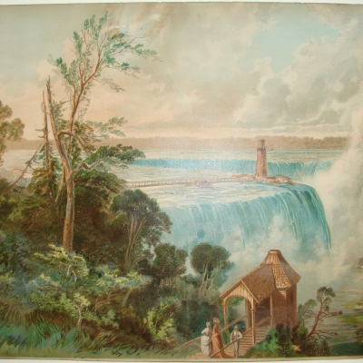 Entrance to Biddle Staircase, Goat Island c. 1870-73