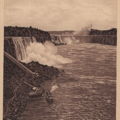 View from Falls View bridge c. 1897